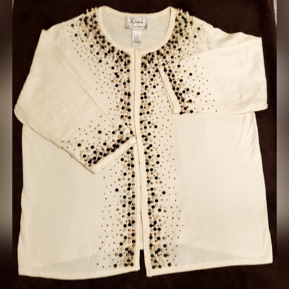 Cardigan With Matching Shell